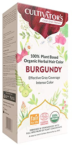 Cultivator's Bio-Pflanzenhaarfarbe - Burgund 100g