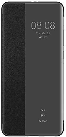 HUAWEI P40 Pro Smart View Flip Custodia Cellulare, Accessorio Originale, Nero