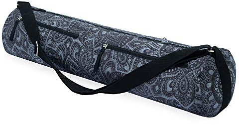 Yoga Design Lab Die Yogamatten-Tasche | Premium, All-in-One, leicht, mehrere Taschen, extra langlebig | die Reise-Yoga-Tasche, die zu Ihrer Matte und Ihrem Leben passt (Mandala Charcoal)