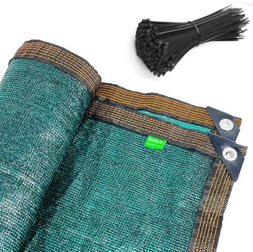 BeGrit Frangivista e Telo frangivento 2m x 10m Recinzione Copertura Protezione della Privacy Schermo Verde per Balcone Giardino Rete Ombreggiante per Balcone