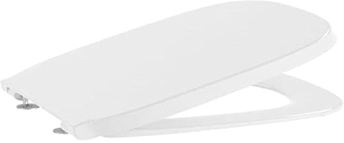 Roca A8019D000B Supralit Sitz und Deckel, Debba Collection, quadratisch, weiß