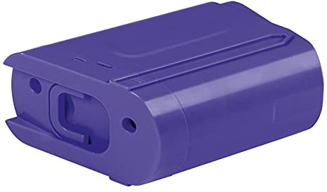 MAXXMEE Ersatz-Akku | Für MAXXMEE Akku-Zyklon-Staubsauger | Ausdauernde Akkulaufzeit von 60 Minuten | EIN Ersatz-Akku mit Einer Leistung von 35,9 Volt [lila/Silber]