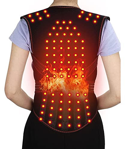 ZLCO Lordosenstützgürtel, selbsterwärmender Hüftgurt, magnetische Rückenstütze, Haltungskorrektur, Magnetfeldtherapie, Taillenschutzgürtel, hilft Schmerzen zu lindern (schwarz extra groß) Present