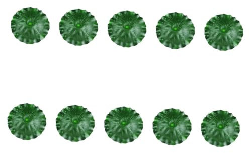 BESPORTBLE 10pièces Lotus Artificiel Flottant pour Décoration De Bassin Étang Et Aquarium De Nénuphar Accessoire De Jardin Et Élégant