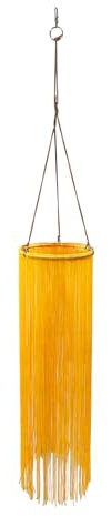 EONBES Quaste Windsack, Band Wind Streamer für Außen- und Innendekorationen, 94 cm (Gelb)