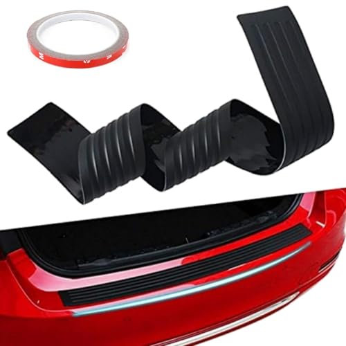 Paraurti Antigraffio Anti-Collisione,Striscia di Protezione del Bagagliaio,Protezione per Paraurti in Gomma,Nastro Da Davanzale Della Porta Dell'Auto Per Auto Suv Camion(90 x 8 cm) (1)