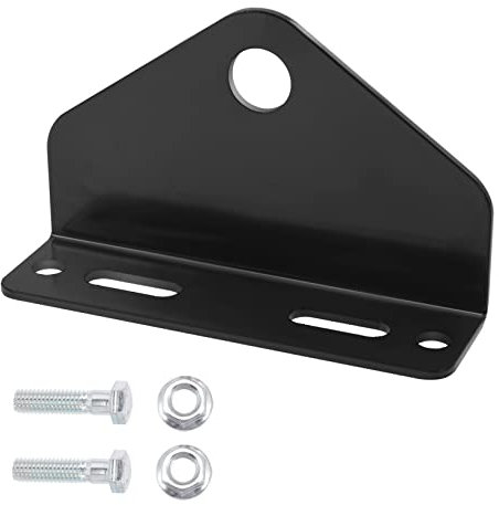 VINTORKY Attelage De Remorque en Acier Robuste pour Tondeuse à Gazon, 4 Trous, Noir, Accessoire Remorque Tondeuse, Usage Extérieur Printemps-été