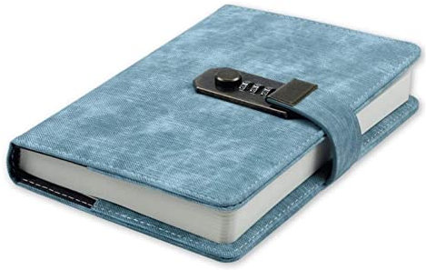 Notizbuch Nachfüllbar Tagebuch Kreatives Tagebuch, Passwortbuch Mit Schloss, Tagebuch, Installiertes Notizbuch, Geschäftsbücher, Schule, B6, Planer, Organizer, Büro Reisetagebuch Universitäts Notizen(