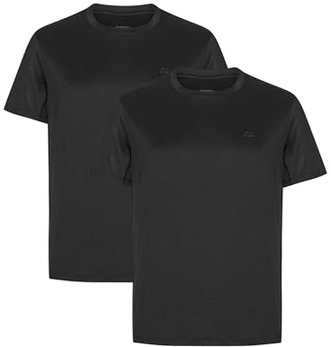 DANISH ENDURANCE Gym T-shirt, Tränings- & Sporttröja, Lätt, för Män Svart L
