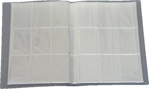 Leere Sammelmappe - 24 Seiten (432 Karten) - Ideal für Sammel Bilder/Karten - Farbe Neutral