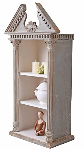 Giebel Regal Shabby Chic Wandregal Antik Hängeregal Wandschrank got021 Palazzo Exklusiv