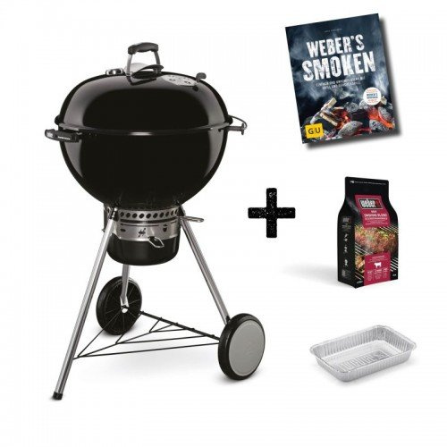 Weber Master Touch GBS Special Edition PRO, 57 cm, Nero - Barbecue a carbonella + affumicatura - Gourmet BBQ System