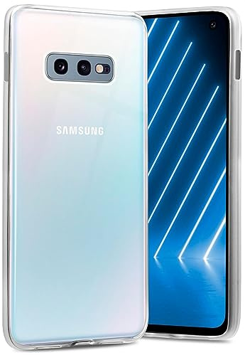 OneFlow Coque Ultra Transparente Compatible avec Samsung Galaxy S10e Coque, de téléphone Portable en Silicone, extrêmement résistante aux Chocs et Flexible, Clair comme du Cristal
