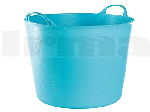 BSD Flexibler Gummieimer 42L - Blau - Flexibler Mörtelmischkübel, Bauwanne