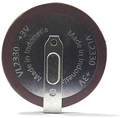 Buwei Pila de botón de batería de Litio Recargable VL2330 para botón de Llave de Coche para PANASONIC