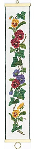 Eva Rosenstand Pansy Counted Cross Stitch Kit