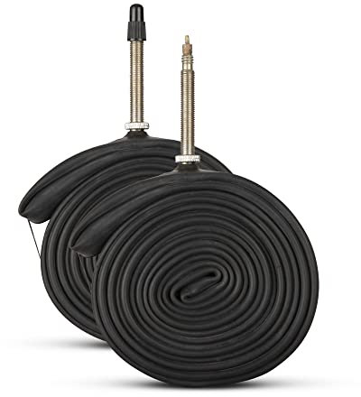 Fahrradschlauch (SC/Sclaverand Ventil) 2er Set - 28 Zoll (28 x 13/8-15/8) Innenschlauch, ETRTO - 28/47-622/635