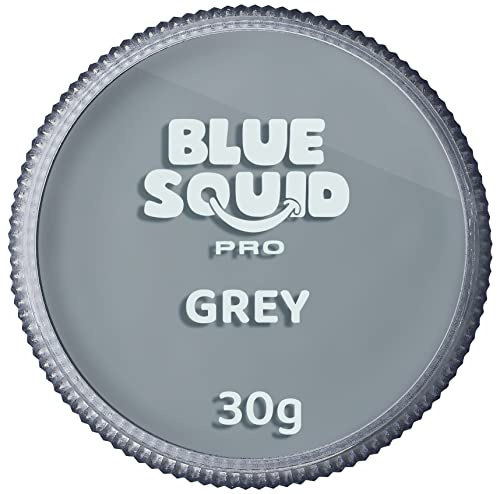 Blue Squid Peinture faciale professionnelle à base d'eau pour gâteau unique – Activée à l'eau – Peinture de visage pour enfants et adultes pour costume, maquillage d'Halloween et cosplay – Peinture