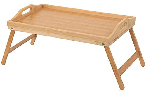 ANIFM Couchtisch, Konsolentisch, faltbar, Kleiner Tisch, Laptop-Tisch, Mini-Frühstückstisch, Balkon, Kleiner Teetisch, tragbarer Kleiner Holztisch, Feito NA China Comfortable Anniversary