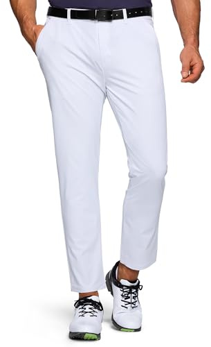 33,000ft, pantaloni da golf per uomo, traspiranti, stretch, a rapida asciugatura, lunghi, 32W x 30L