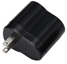 Adaptateur Prise USA Canada Adaptateur de Voyage AC 220V à DC 12V Prise Allume-Cigarette USB Adaptateur de Prise Universel Convertisseur Allume-Cigare de Voiture, Prise US