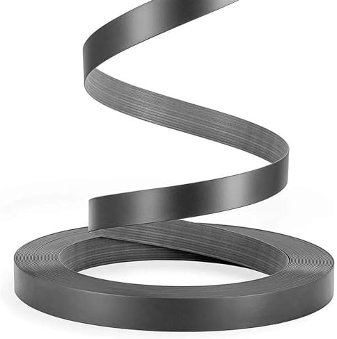 TYNXK MöBelkantenumleimer Schwarzes Holzfurnier-Kantenband, Flexibles Holzband for die Restaurierung von Schrankmöbeln Kantenumleimer Mit Schmelzkleber (Color : Black, Size : 40mmx32.8feet (WxL))