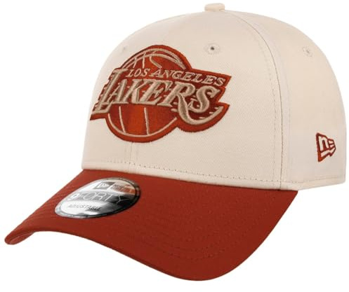 New Era 9Forty Colour Block Lakers Cap Basecap Baseballcap Curved Brim NBA LA Los Angeles Herren - Metallschnalle, mit Schirm Frühling-Sommer Herbst-Winter Frühjahr Sommer Herbst Winter - One Size