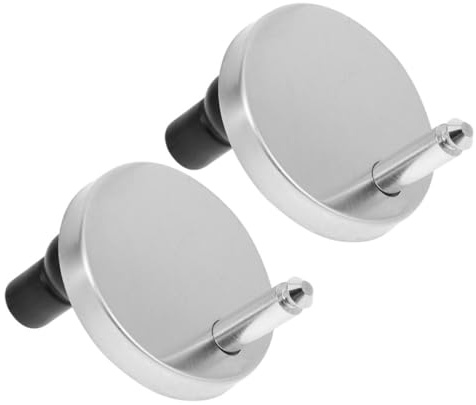 DIYEAH Kit de Fijación para Asiento de Inodoro, 2 Juegos de Tornillos de Acero Inoxidable y Goma, Instalación Fácil para Recambio Tapa WC