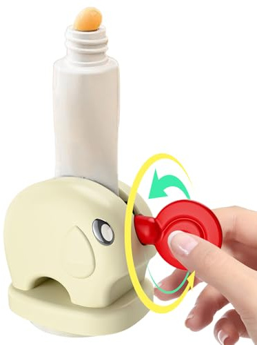 Rullo Schiaccia Dentifricio - Spremitore per Tubetti di Dentifricio | Design Elefante Portatile Riusabile per Risparmio Crema Dentifricia Dispenser Strisciante Manuale