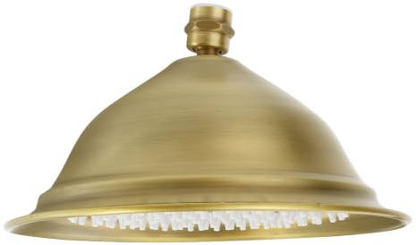 AUTSUPPL Soffione Doccia da Soffitto in Acciaio Inox Rame Antico Resistente e Potente Getti Uniformi per Bagno Moderno