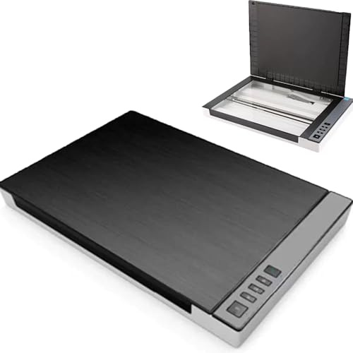 Flatbed Scanner A3 Large Format Color Photo & Document Scanner 1200 DPI Optical Resolution 8 Sec Fast Scan Speeds for Home and Office