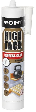 Montagekleber [290 ml] - Kleber Extra Stark Wasserfester Kleber Hohe Elastizität Nasse & Trockene Oberflächen - Überstreichbar Hybrid MS Polymer Baukleber Montagekleber Extrem Innen & Außen von POINT