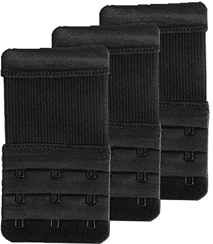 Women's Bra Extender 3 Hook Comfortable Bra Strap Extension Adjustable 3 Pieces
