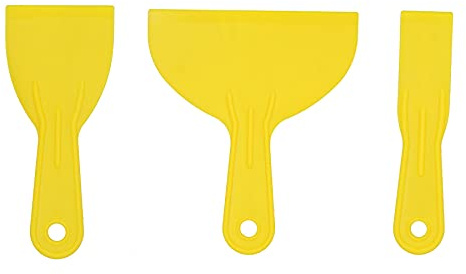 3 piezas de masilla cuchillo raspador espátulas de relleno esparcidor herramientas de extensión 37 mm - 150 mm, incluye espátula de plastico