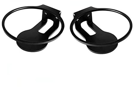 luckxuan Boxenständer Audio-Wandhalterung, kompatibel mit Audio-Lautsprechern, stabile Metall-Audio-Ständerhalterung, Wandhalterungsbasis (1 Paar) (Color : Noir)
