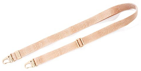 ETUUI Chicago Straps Monochrom in Beige I Handykette mit Karabinern I Universale Kette Halsband zum Umhängen I Handykette Umhängeband kompatibel für alle Smartphones