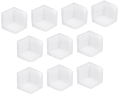 PATIKIL 30 Stück Schaumstoff Eckenschutz, 40x40mm Kantenschutz Schaumstoff für Rahmen für Versand und Umzug Sicherheitsschutz für Bilderrahmen (Weiß)