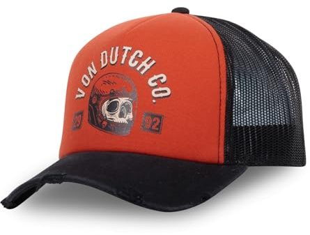 Von Dutch Cap Herren und Damen, Trucker Crew, Orange C17