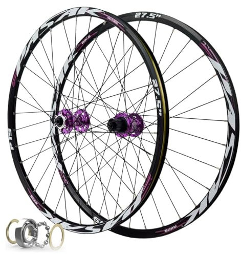 LPYDWZ MTB Laufradsatz Aluminiumlegierung 26/27,5/29 Zoll, Scheibenbremse HG Hybrid/Radfahren Schnellspannfelge for 7-12 Gänge 2150g(A,26 ER)