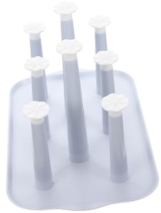 TOPBATHY Portabicchieri da Cucina in Plastica Scarico Rapido Dell'acqua, Organizer Elegante e Moderno per Bicchieri e Tumbler, per Uso Domestico