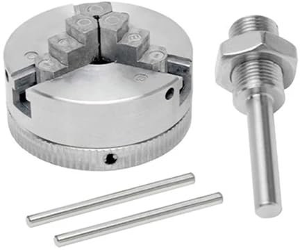 Backen-Handspannfutter, unabhängiges Maschinenzubehör, 3 manuelle Drehfutter, selbstzentrierende Mini-Bohrmaschine aus Stahl