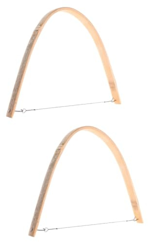 Veemoon 2 Pièces Scie à Chantourner Manuelle Outil de Menuiserie Ergonomique pour Coupe Précise Du Scie à Arc Résistante pour Amateurs Utilisation Extérieur