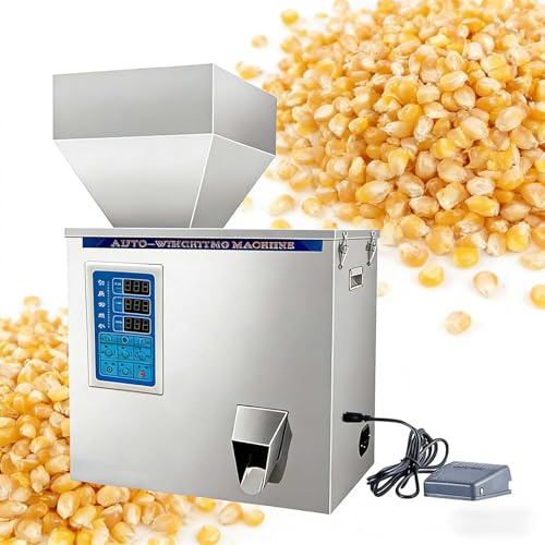 CUTANGELAR Machine De Remplissage Multifonctionnelle, Système De Pesage Automatique. Idéale Pour Le Conditionnement De Grains De Café, De Thé En Vrac, De Graines.(0-200g)