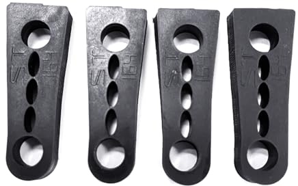 HENYGEN Upgrades Auto Türdämpfer Gummi Schalldämpfer Set Einfache Installation Schallschutz Kissen für Fahrzeuge Auto Pad
