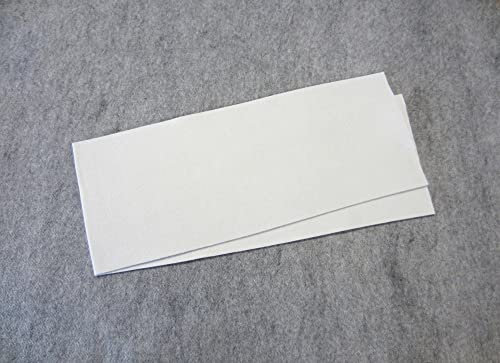 PS Pferdeartikel Zum Zuschneiden 1 Paar Filz Einlagen ca. 5 mm hoch - zum Aufpolstern, Ausgleichen für Sattelunterlagen oder Pads Größe 0,5 cm hoch - 65 x 25 cm groß