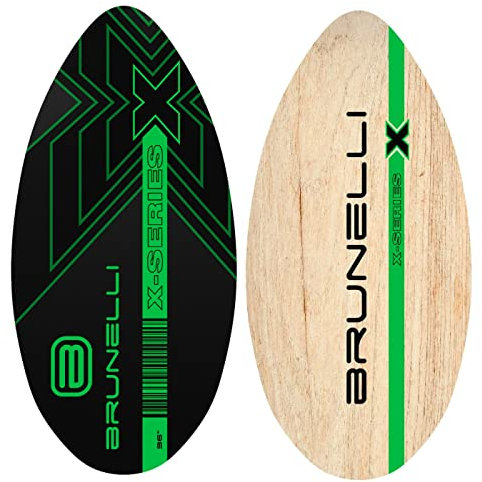 BRUNELLI Skimboard Holz Wellenbrett Surfbrett Surfboard 36 (91cm)