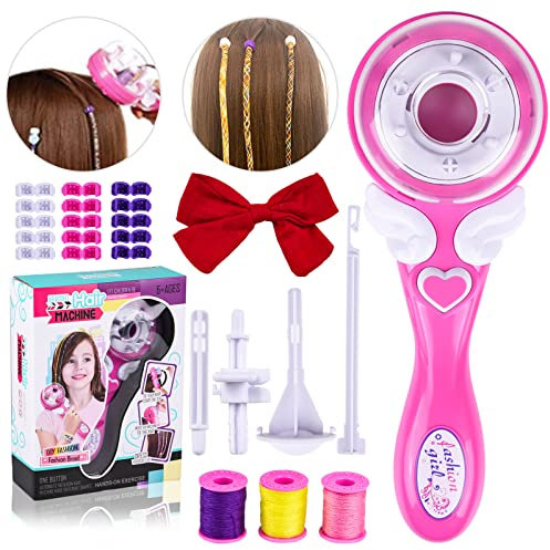 Herefun Automatic Hair Braider, Haarflechter Maschine Mädchen, Flechtmaschine Haare Automatisch, Haare Flechten Haarschmuck Mädchen, DIY Automatic Braiding für Weihnachten Geburtstag Geschenk