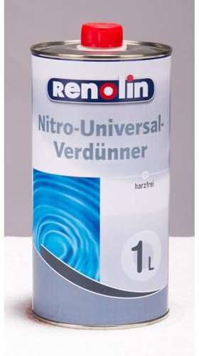 12x 1 Liter Flasche Renolin Nitro-Universal-Verdünner harzfrei 12l Lösemittel