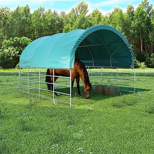 Tendone per Feste Tenda Garage Gazebo Professionale Tenda per Bestiame in PVC 3,7x3,7 m VerdeAdatto per matrimoni, all'aperto, giardino, feste