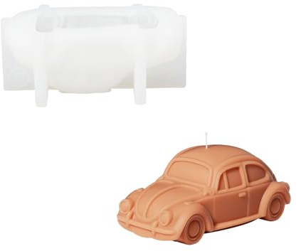 BOOWAN NICOLE Classic Coupe bil ljus former silikon, gjutform för bil gör-det-själv ljusformar för tårtdekoration ljustillverkning hantverk ornament